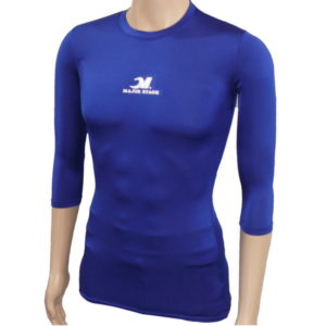 アンダーシャツ ムーブフィット Tネック7分袖 ロイヤルブルー