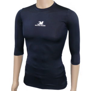 アンダーシャツ ムーブフィット Tネック7分袖 ネイビー