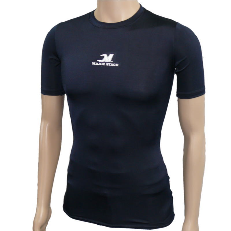 アンダーシャツ ムーブフィット Tネック半袖 ネイビー