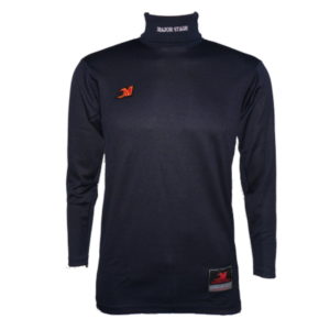 アンダーシャツ（保温） タートルネック 長袖 ネイビー