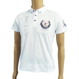 ボタンダウン半袖ポロシャツ 20th ANNIVERSARY ホワイト