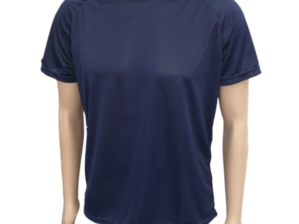 Tネックシャツ(半袖) ルーズフィットタイプ MSU-601 ネイビー