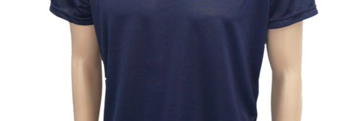 Tネックシャツ(半袖) ルーズフィットタイプ MSU-601 ネイビー