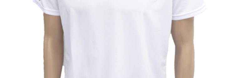 Tネックシャツ(半袖) ルーズフィットタイプ MSU-601 ホワイト