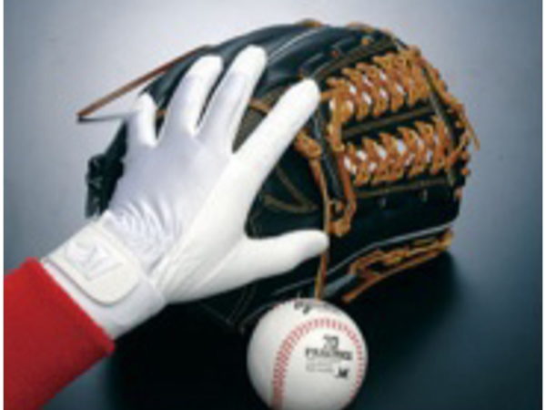 守備用グラブ(手袋)シングルベルト MAC-512 ホワイト