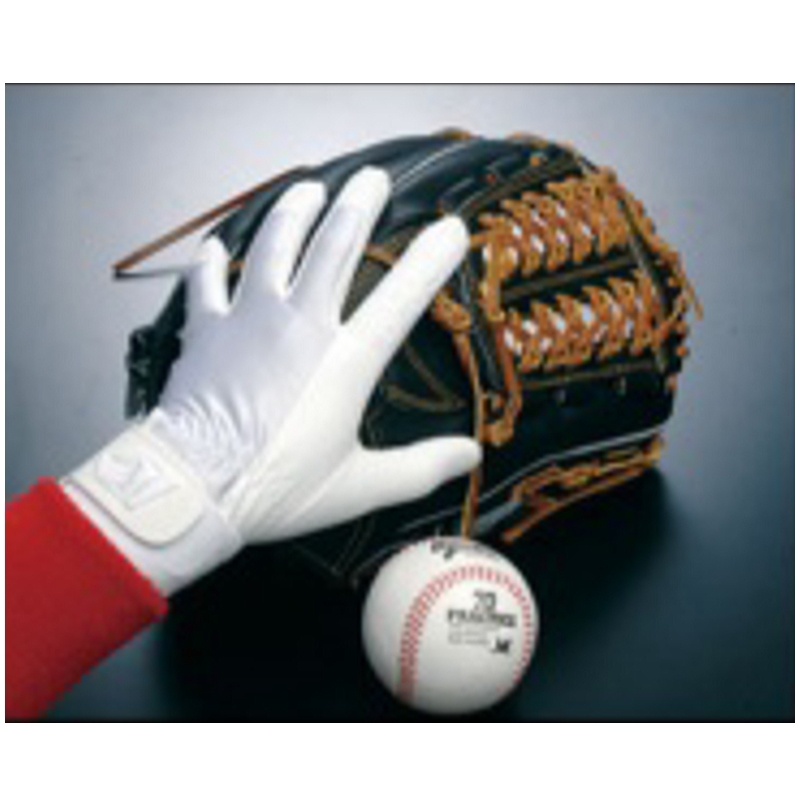 守備用グラブ(手袋)シングルベルト MAC-512 ホワイト