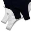 野球用ストッキング MSK-101 ローカットタイプ ホワイト/ネイビー　